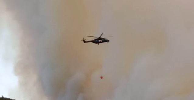 Immagine per Incendi sul Carso, interdetto lo spazio aereo per aiutare gli elicotteri